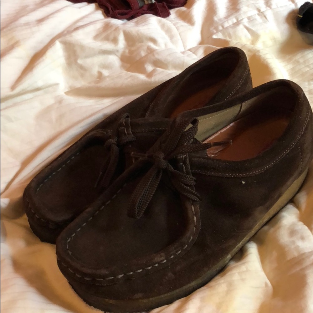 Brown Clark’s Wallabees